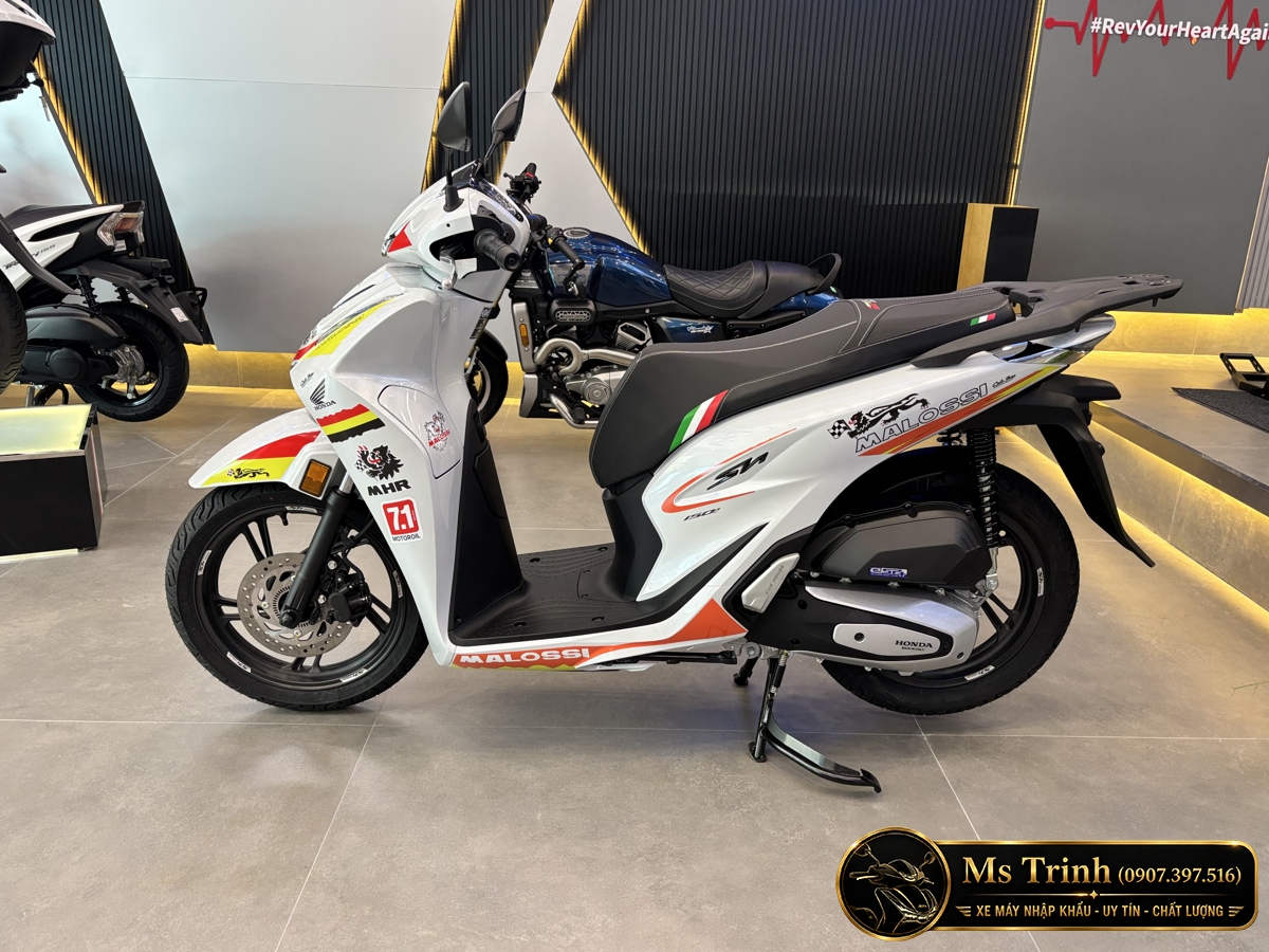 Honda SH150 Ý Malossi 2026 tại Hải Phòng - Tem custom thể thao, dáng SH thanh lịch