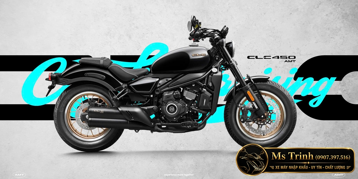 CFMoto 450CL-C AMT tại Hải Phòng – Cruiser 449cc hộp số tự động AMT đầy cuốn hút, giá tốt