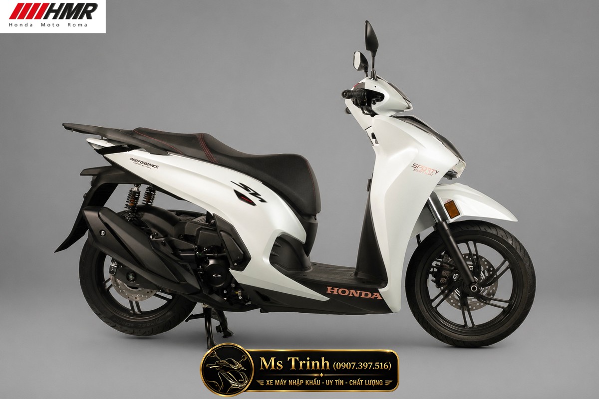 Honda SH350i nhập Ý 2026 tại Hải Phòng - SH350i Sporty Trắng Nhám, Xám Bóng Đẳng Cấp Chuẩn Ý