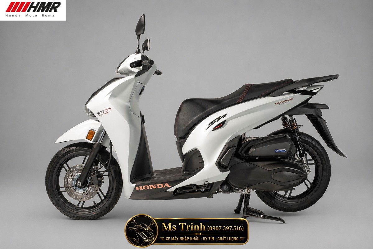 Honda SH350i nhập Ý 2026 tại Hải Phòng - SH350i Sporty Trắng Nhám, Xám Bóng Đẳng Cấp Chuẩn Ý