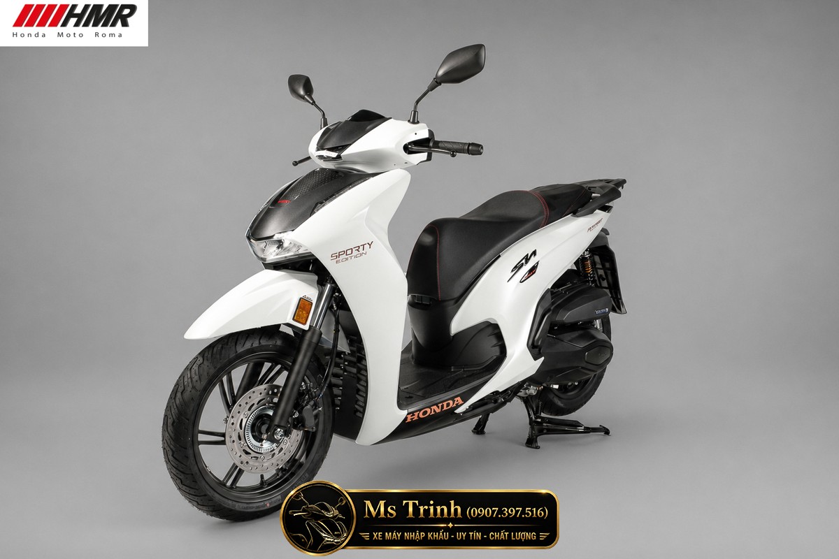 Honda SH350i nhập Ý 2026 tại Hải Phòng - SH350i Sporty Trắng Nhám, Xám Bóng Đẳng Cấp Chuẩn Ý