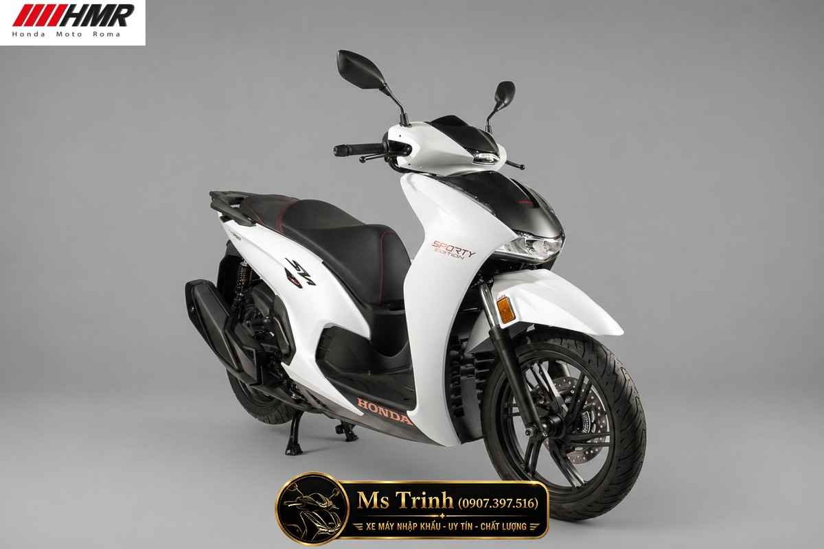 Honda SH350i nhập Ý 2026 tại Hải Phòng - SH350i Sporty Trắng Nhám, Xám Bóng Đẳng Cấp Chuẩn Ý