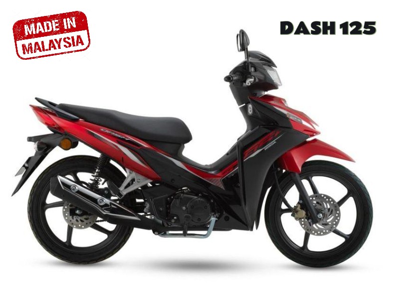 Honda Dash125 2025, 2 thắng dĩa, NK Chính Hãng Malaysia tại Hải Phòng