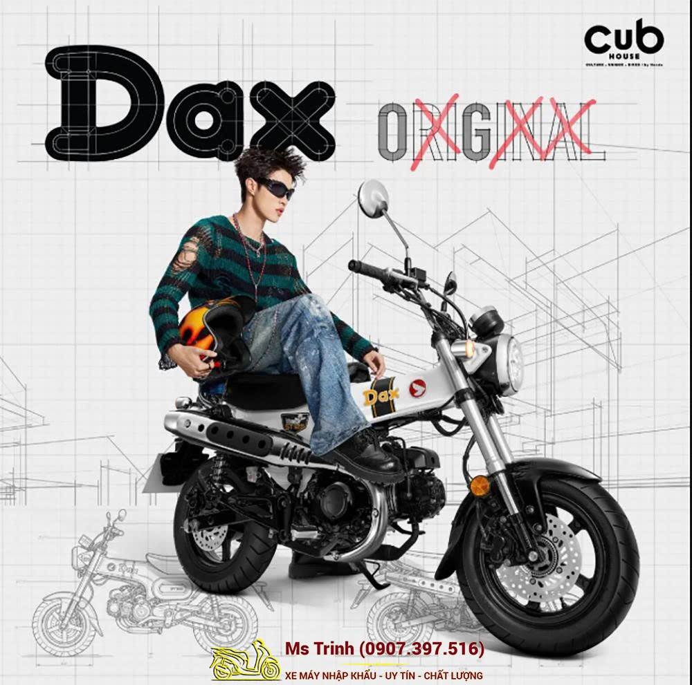 Honda Dax 125 2026 tại Hải Phòng - Minibike Huyền Thoại Khung T-Bone Độc Đáo
