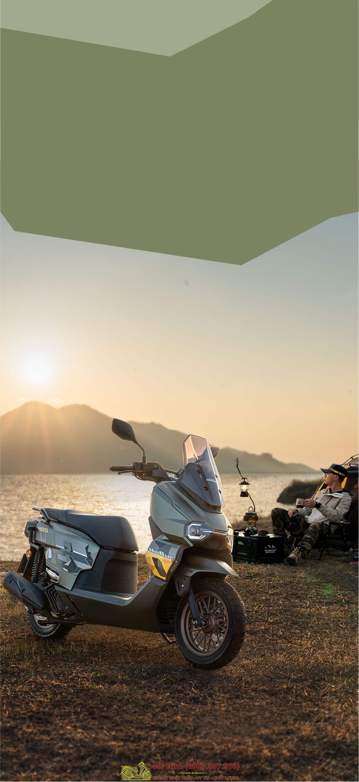 Honda HRD125 2026 - Xe tay ga ADV cá tính, ABS 2 kênh, công nghệ hiện đại tại Hải Phòng