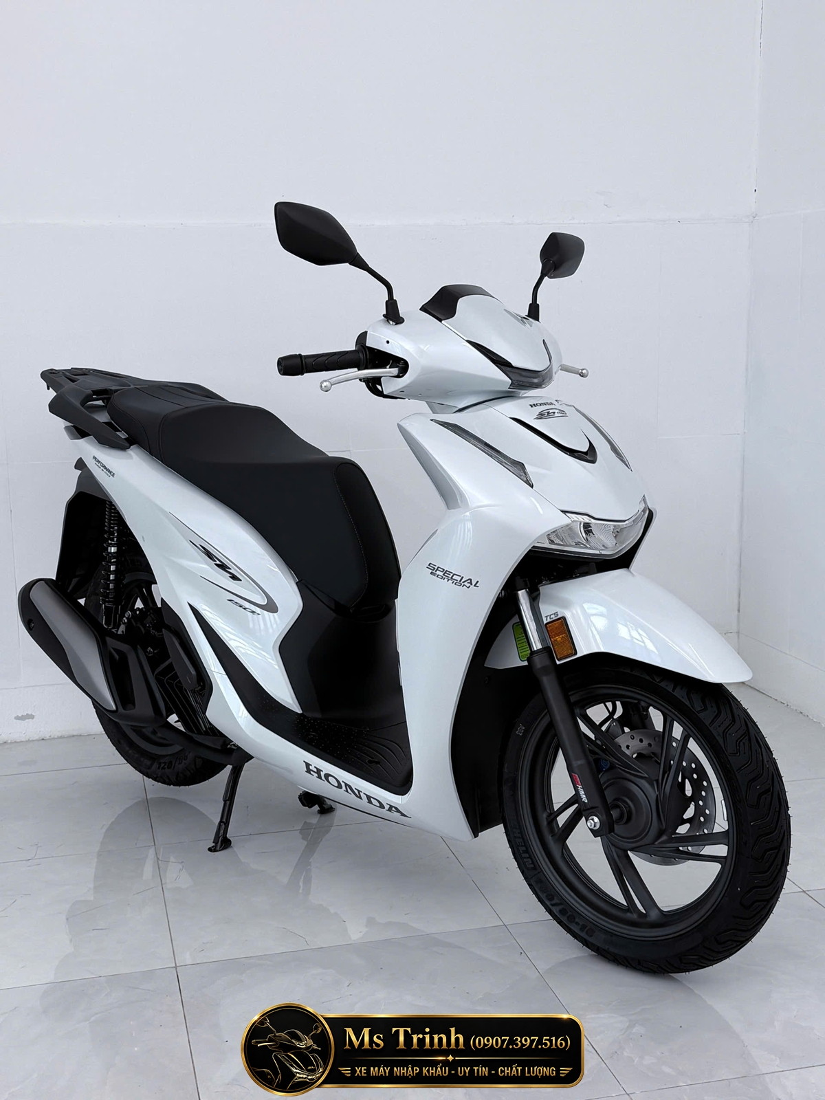 Honda SH150i Special Edition Standard nhập HMR Ý màu trắng tại Hải Phòng: Giá trị nằm trong từng chi tiết nguyên bản