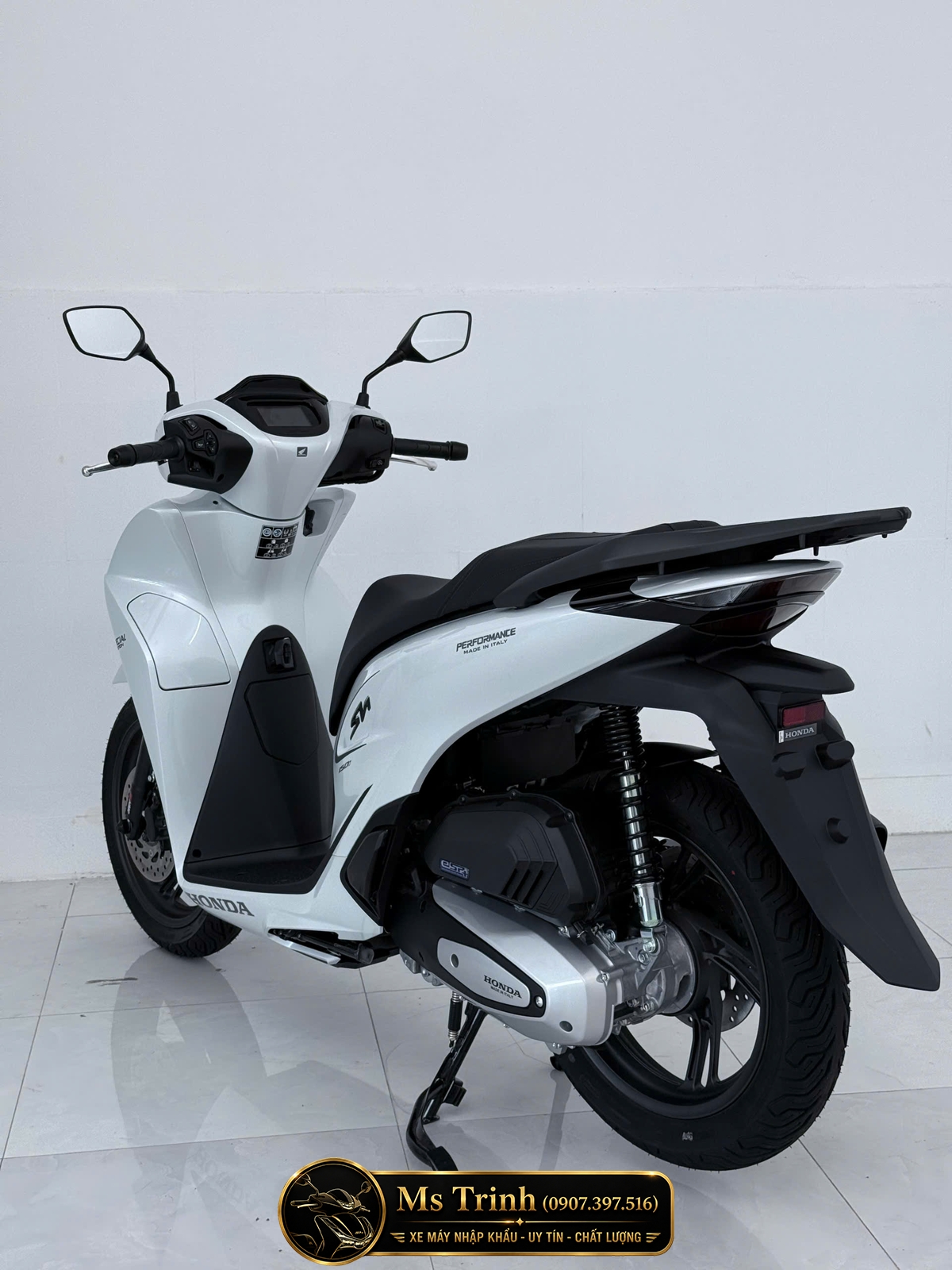Honda SH150i Special Edition Standard nhập HMR Ý màu trắng tại Hải Phòng: Giá trị nằm trong từng chi tiết nguyên bản