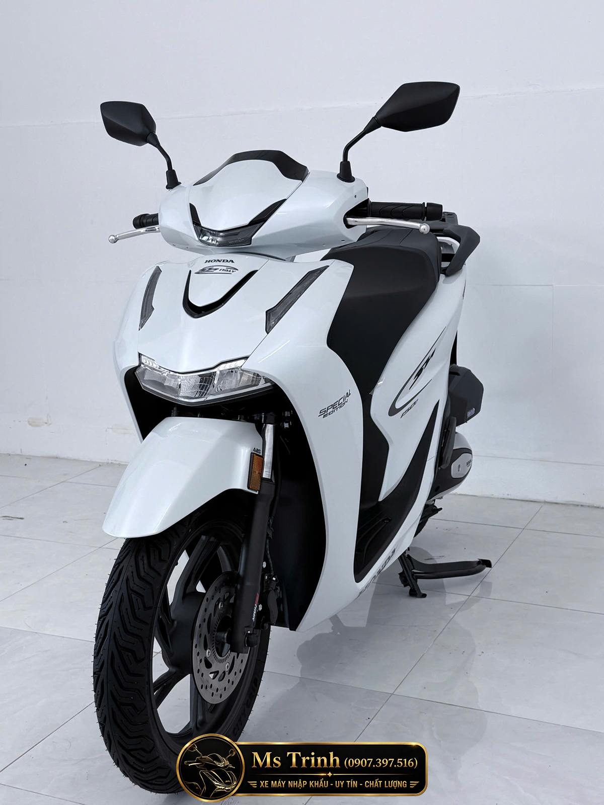 Honda SH150i Special Edition Standard nhập HMR Ý màu trắng tại Hải Phòng: Giá trị nằm trong từng chi tiết nguyên bản