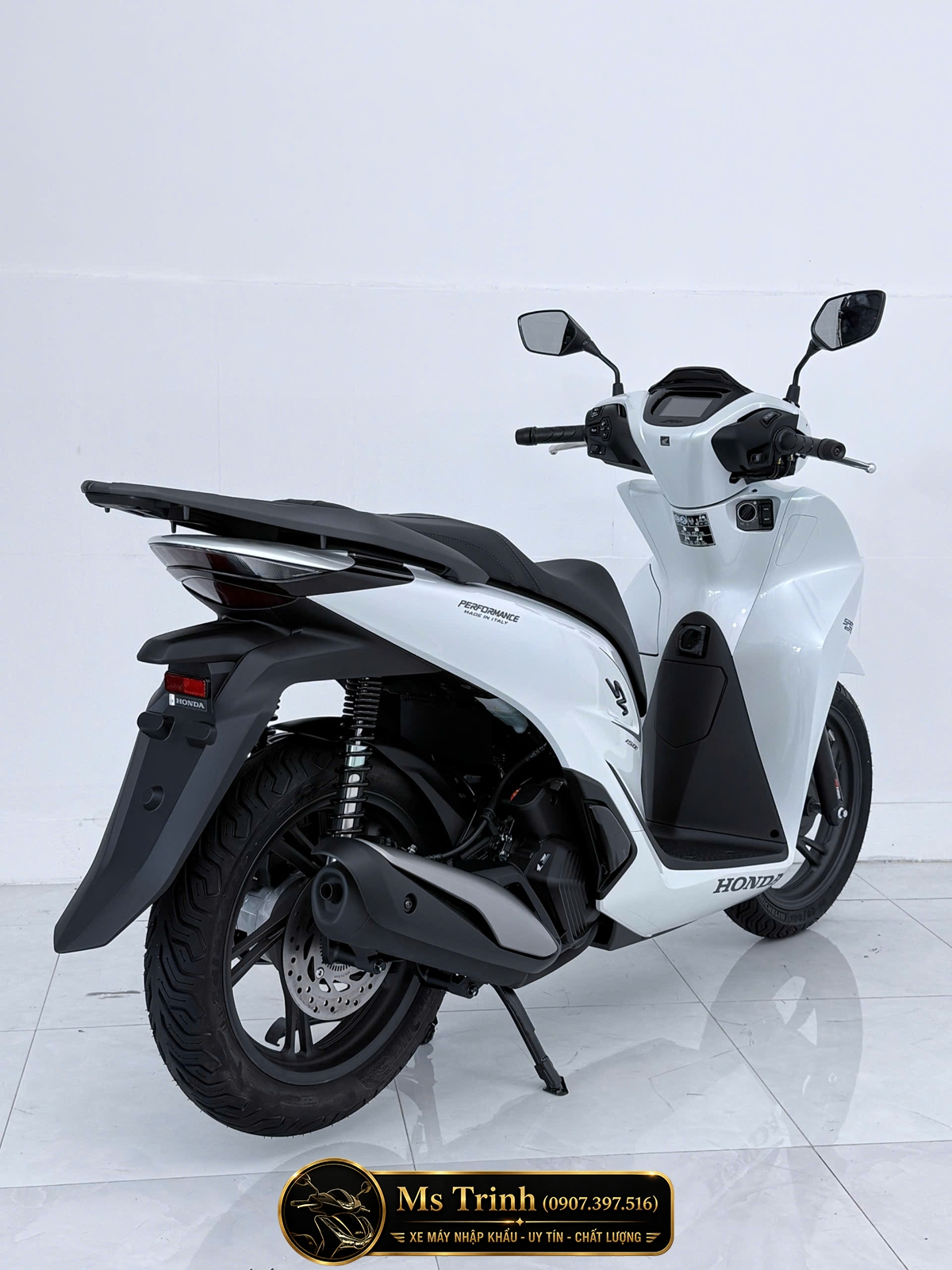 Honda SH150i Special Edition Standard nhập HMR Ý màu trắng tại Hải Phòng: Giá trị nằm trong từng chi tiết nguyên bản