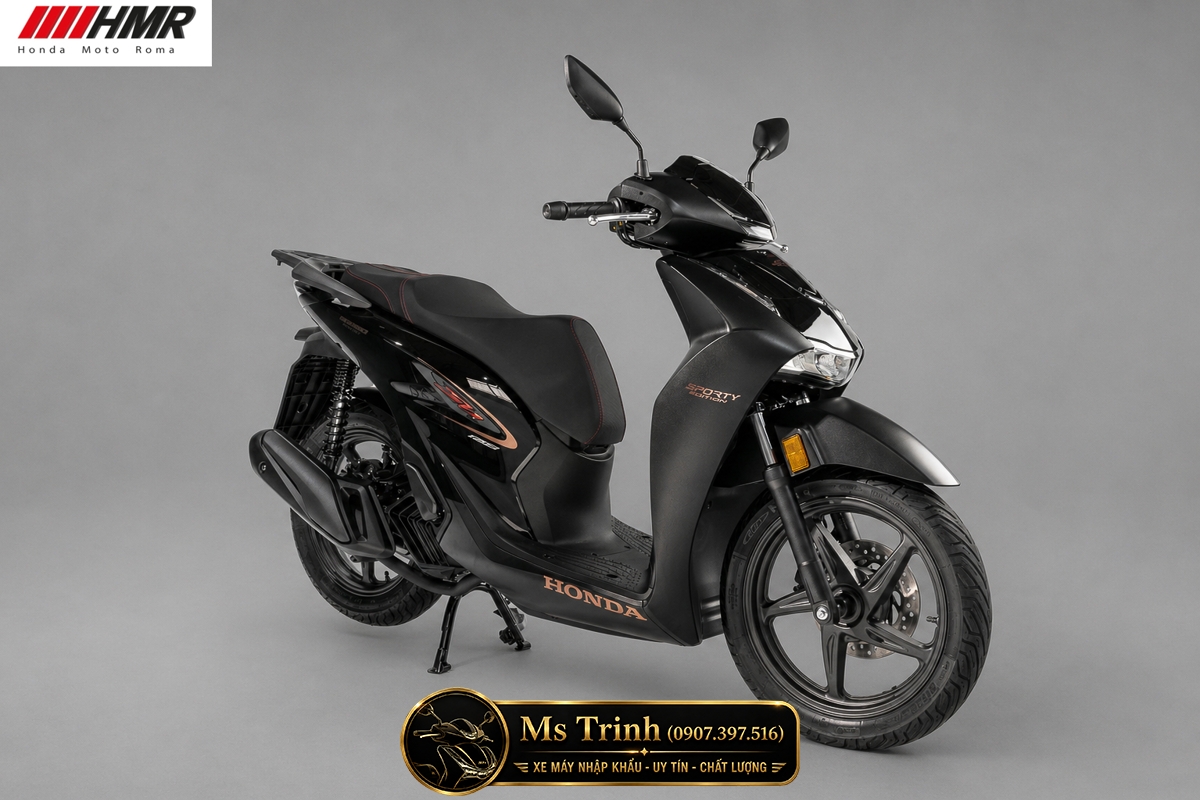 Honda SH150i nhập Ý 2026 Sporty màu đen tại Hải Phòng - Mẫu SH Ý cao cấp được săn đón nhất hiện nay