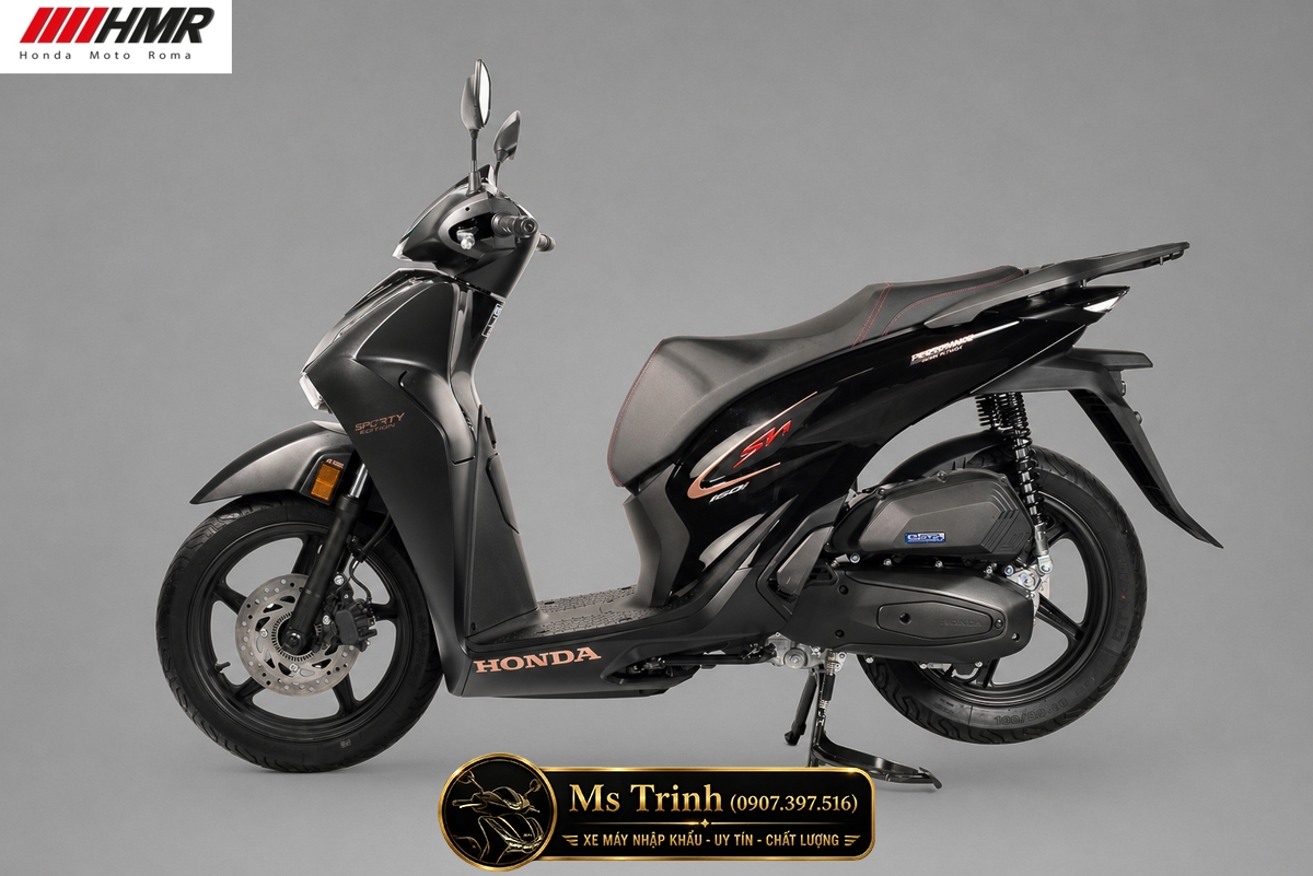 Honda SH150i nhập Ý 2026 Sporty màu đen tại Hải Phòng - Mẫu SH Ý cao cấp được săn đón nhất hiện nay