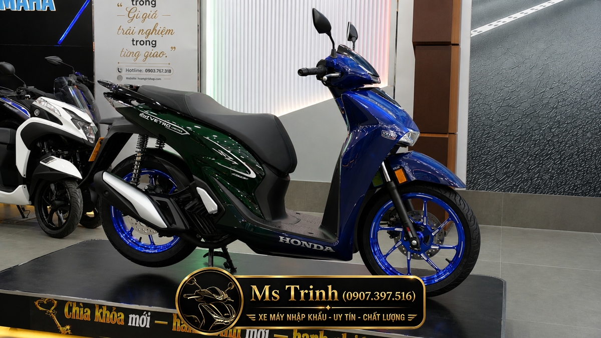Honda SH150i Vetro Sapphire - Green tại Hải Phòng: SH Ý 2 trong 1 giới hạn 200 xe