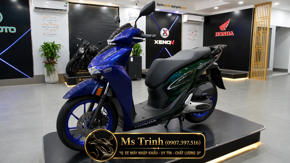 Honda SH150i Vetro Sapphire - Green tại Hải Phòng: SH Ý 2 trong 1 giới hạn 200 xe