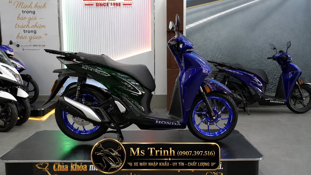 Honda SH150i Vetro Sapphire - Green tại Hải Phòng: SH Ý 2 trong 1 giới hạn 200 xe