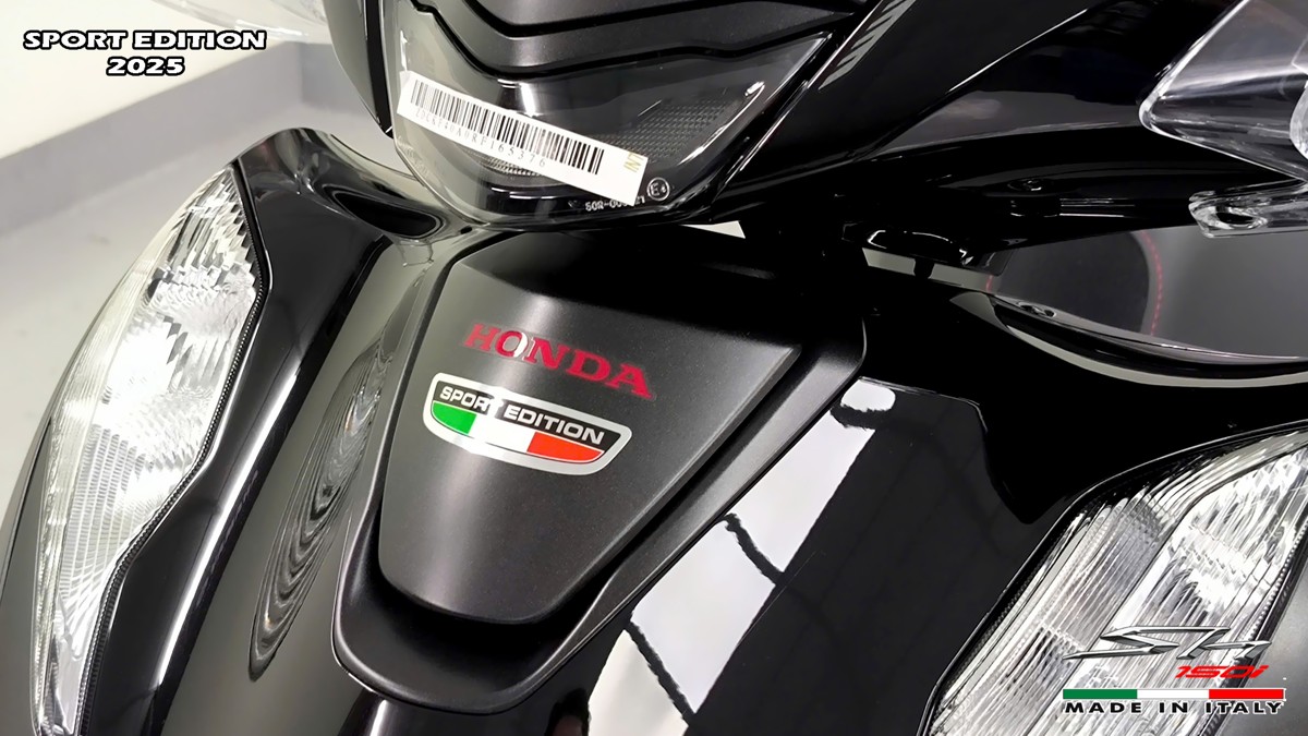 Honda SH150i 2025 Italy Sport Edition Màu Đen, Nhập Chính Hãng, Giá Rẻ tại Hải Phòng