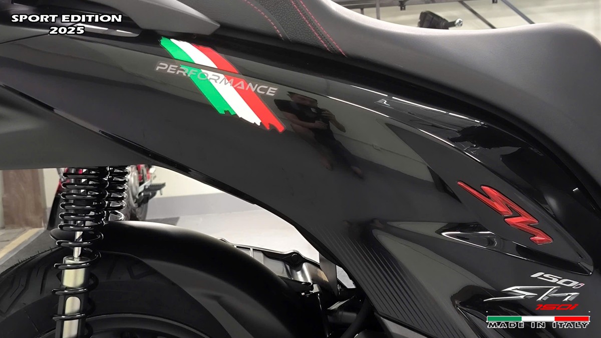 Honda SH150i 2025 Italy Sport Edition Màu Đen, Nhập Chính Hãng, Giá Rẻ tại Hải Phòng