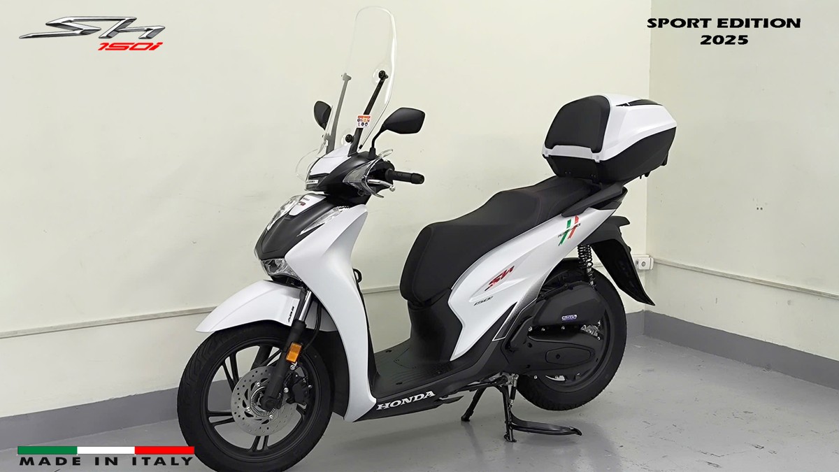 Honda SH150i Sport Edition 2025 Trắng, Made In Italy, Nhập Chính Hãng tại Hải Phòng