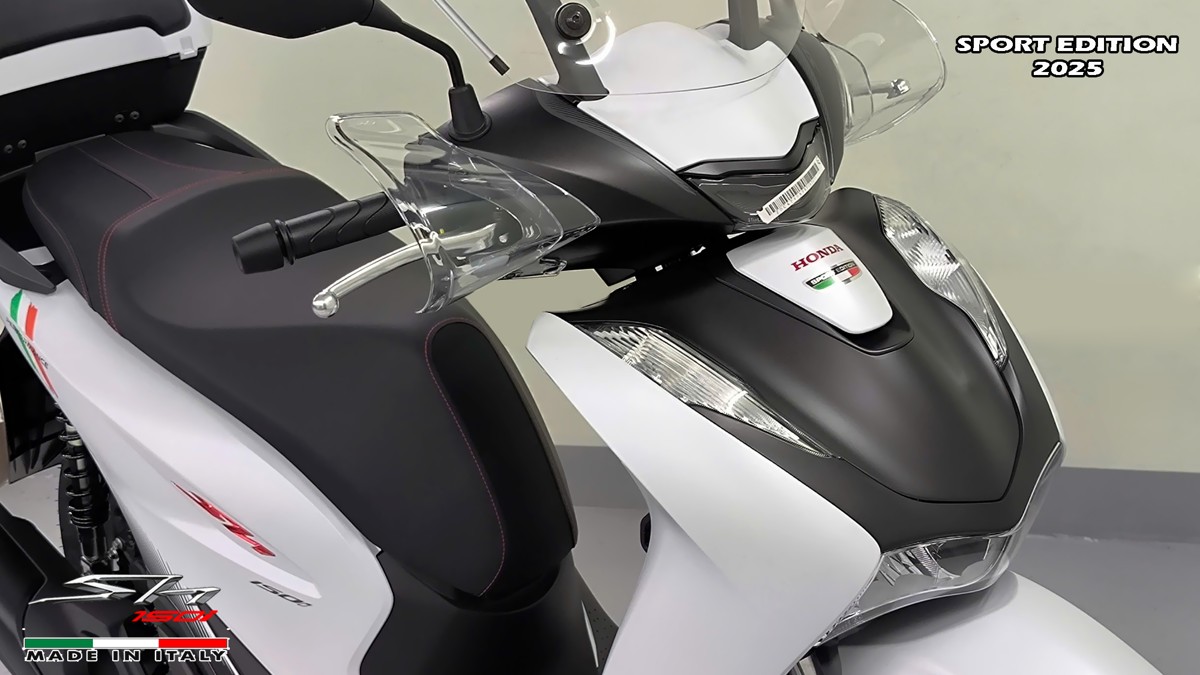 Honda SH150i Sport Edition 2025 Trắng, Made In Italy, Nhập Chính Hãng tại Hải Phòng