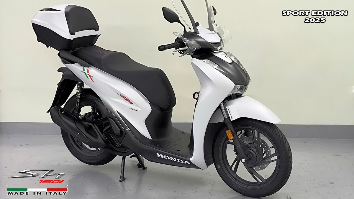 Honda SH150i Sport Edition 2025 Trắng, Made In Italy, Nhập Chính Hãng tại Hải Phòng