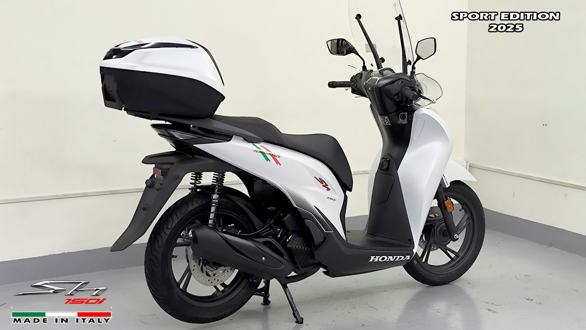Honda SH150i Sport Edition 2025 Trắng, Made In Italy, Nhập Chính Hãng tại Hải Phòng