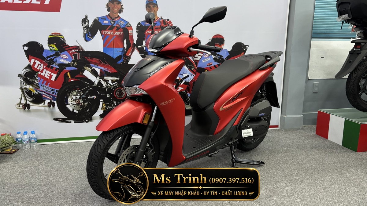Honda SH150 Ý 2026 màu đỏ Sporty New Concept tại Hải Phòng: Giá trị khác biệt của một chiếc SH nhập khẩu