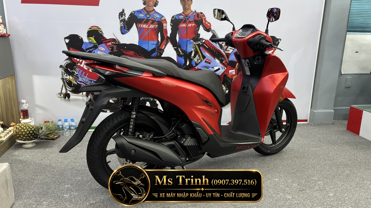 Honda SH150 Ý 2026 màu đỏ Sporty New Concept tại Hải Phòng: Giá trị khác biệt của một chiếc SH nhập khẩu