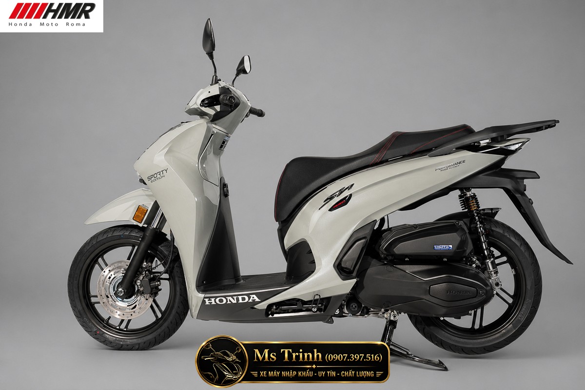 Honda SH350i nhập Ý 2026 tại Hải Phòng - SH350i Sporty Trắng Nhám, Xám Bóng Đẳng Cấp Chuẩn Ý