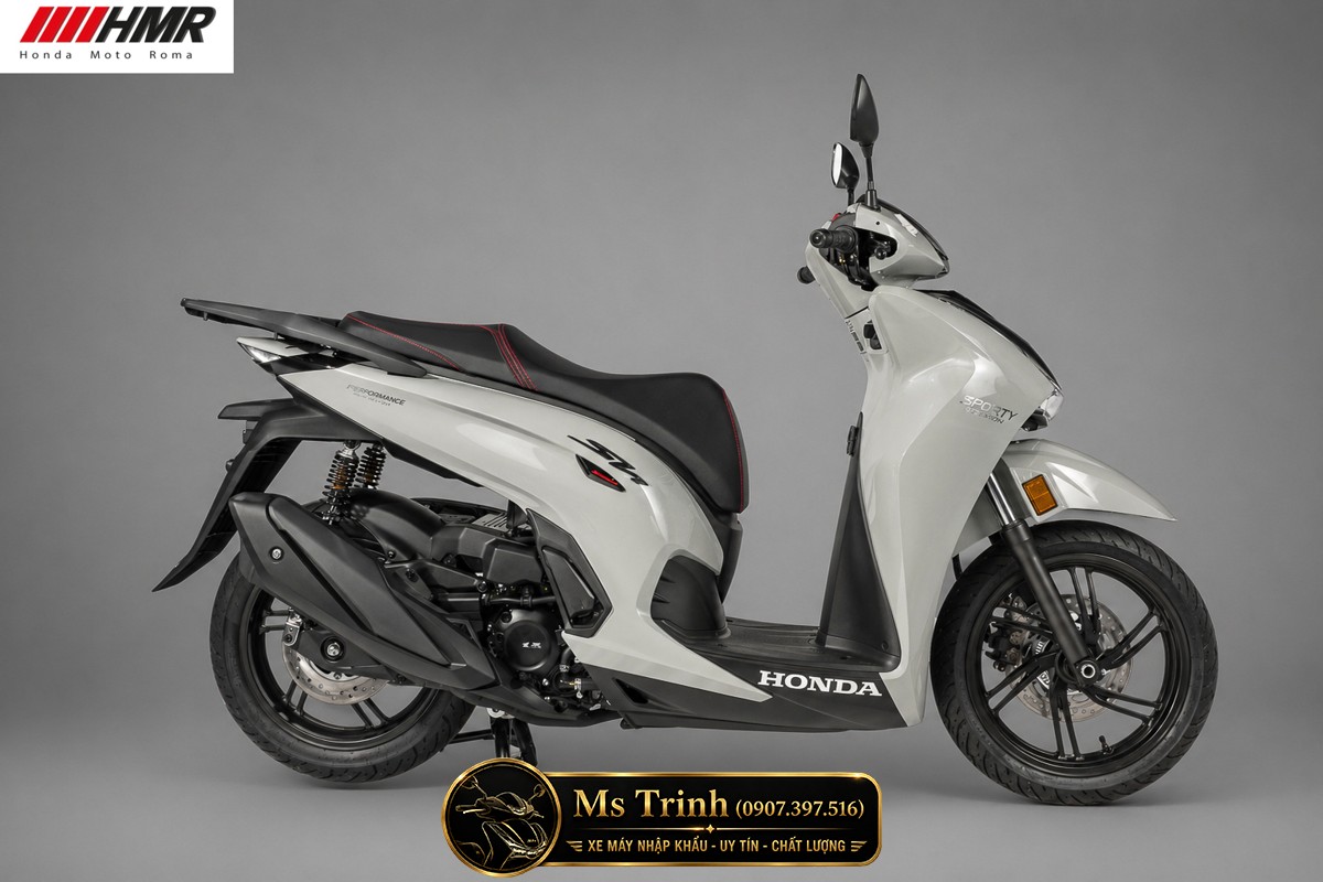 Honda SH350i nhập Ý 2026 tại Hải Phòng - SH350i Sporty Trắng Nhám, Xám Bóng Đẳng Cấp Chuẩn Ý