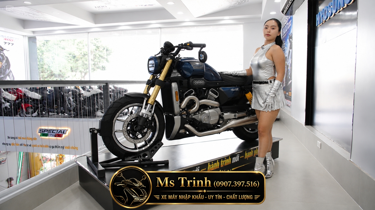 Hyosung GV350X tại Hải Phòng - Cruiser 350cc Phong Cách Mỹ Cơ Bắp, Cá Tính