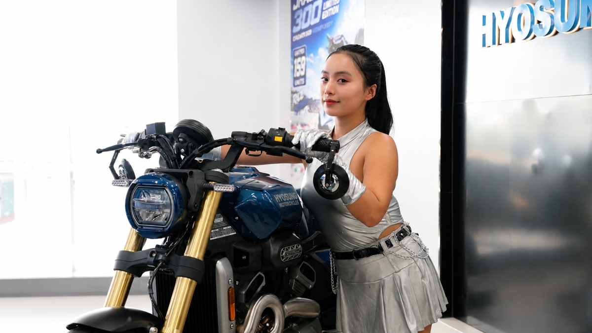 Hyosung GV350X tại Hải Phòng - Cruiser 350cc Phong Cách Mỹ Cơ Bắp, Cá Tính