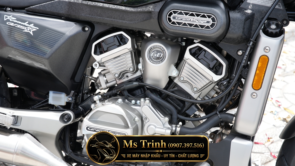 Hyosung GV350X tại Hải Phòng - Cruiser 350cc Phong Cách Mỹ Cơ Bắp, Cá Tính