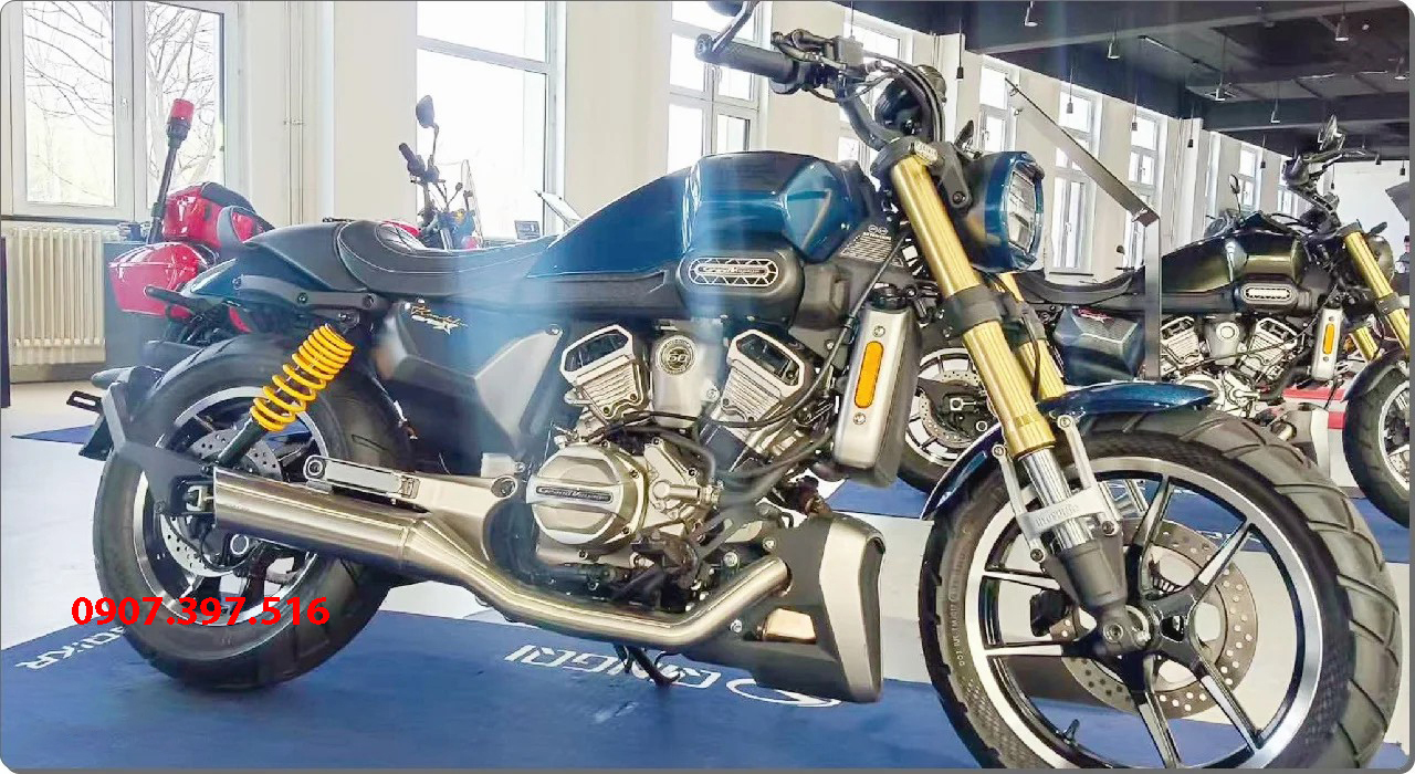 Hyosung GV350X tại Hải Phòng - Cruiser 350cc Phong Cách Mỹ Cơ Bắp, Cá Tính