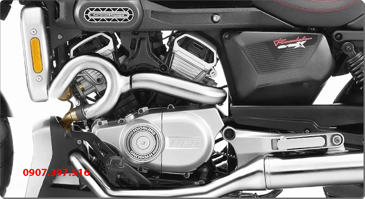 Hyosung GV350X tại Hải Phòng - Cruiser 350cc Phong Cách Mỹ Cơ Bắp, Cá Tính