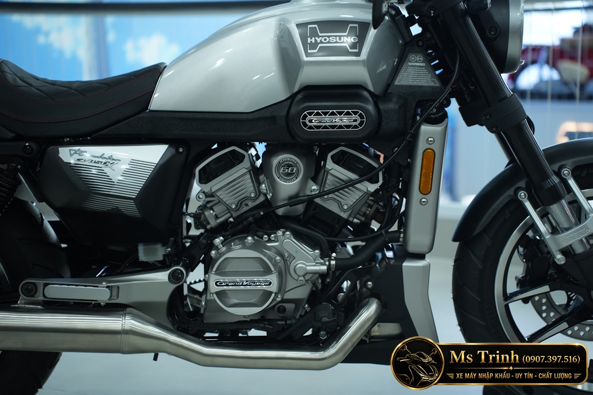 Hyosung GV350X tại Hải Phòng - Cruiser 350cc Phong Cách Mỹ Cơ Bắp, Cá Tính