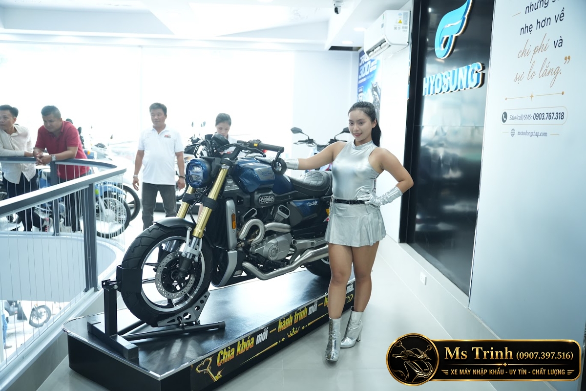 Hyosung GV350X tại Hải Phòng - Cruiser 350cc Phong Cách Mỹ Cơ Bắp, Cá Tính