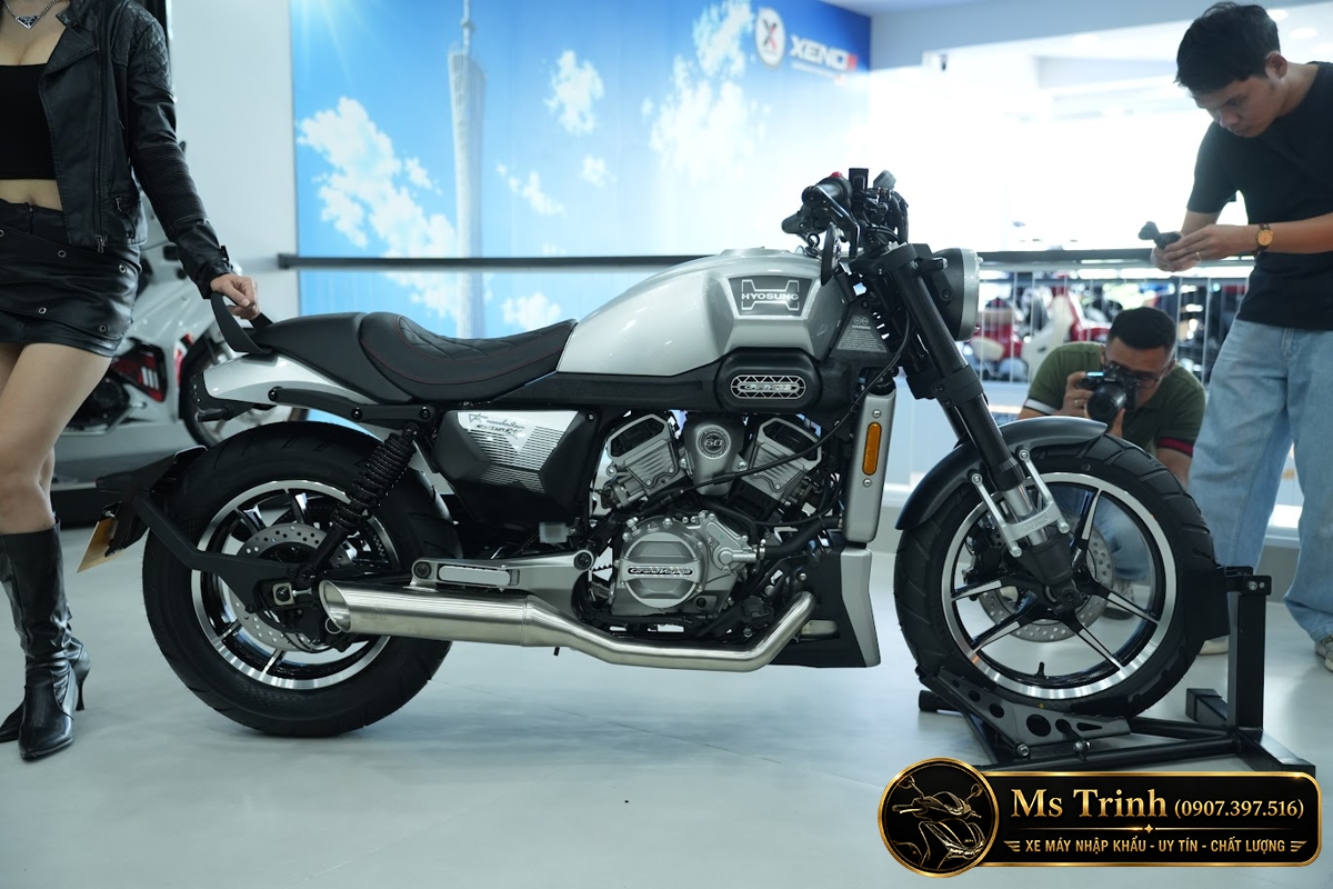 Hyosung GV350X tại Hải Phòng - Cruiser 350cc Phong Cách Mỹ Cơ Bắp, Cá Tính