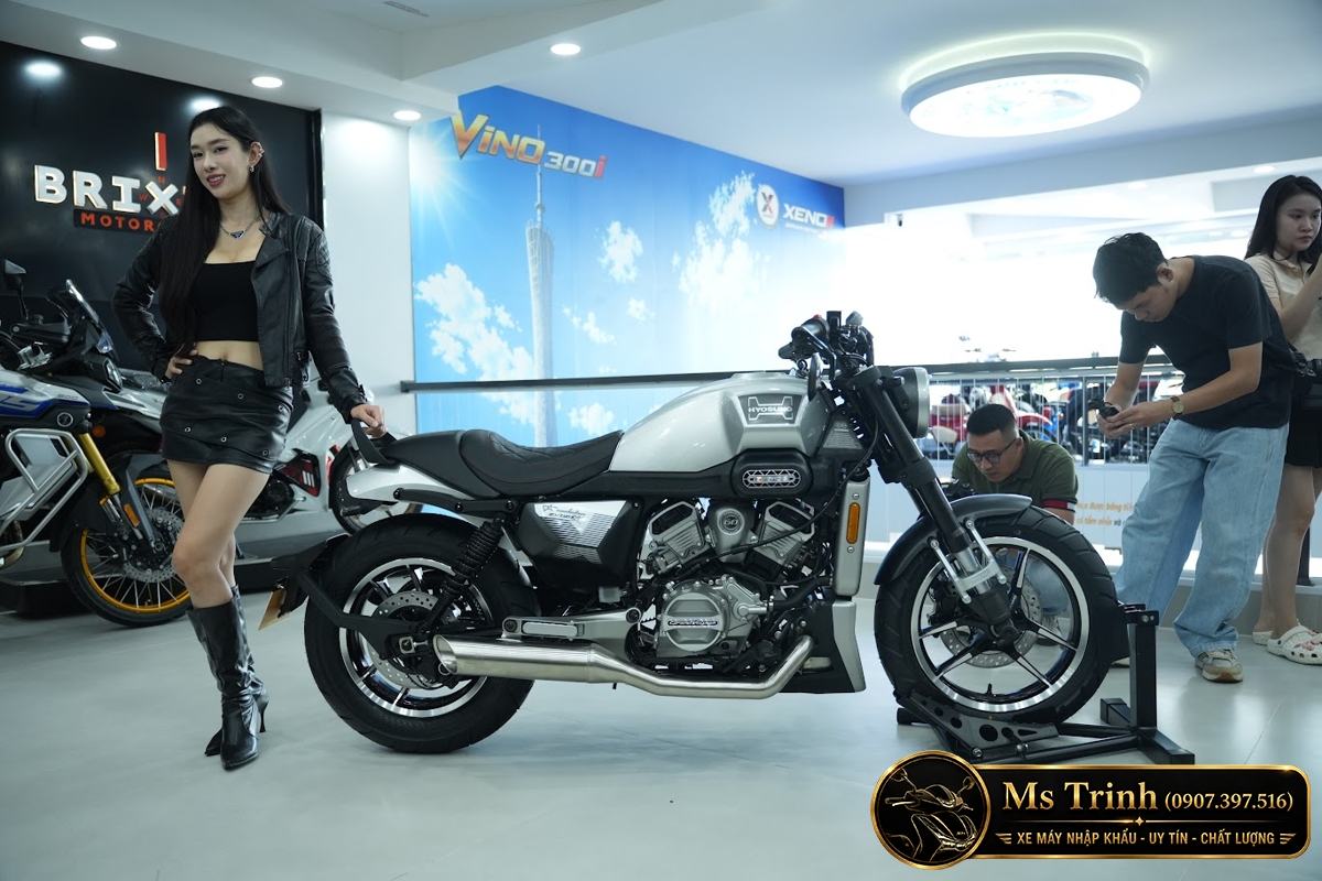 Hyosung GV350X tại Hải Phòng - Cruiser 350cc Phong Cách Mỹ Cơ Bắp, Cá Tính