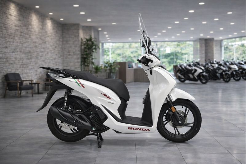Honda SH150 trắng pha lê nhập Ý 2026 tại Hải Phòng - Sport Edition chính ngạch, chuẩn chất Ý
