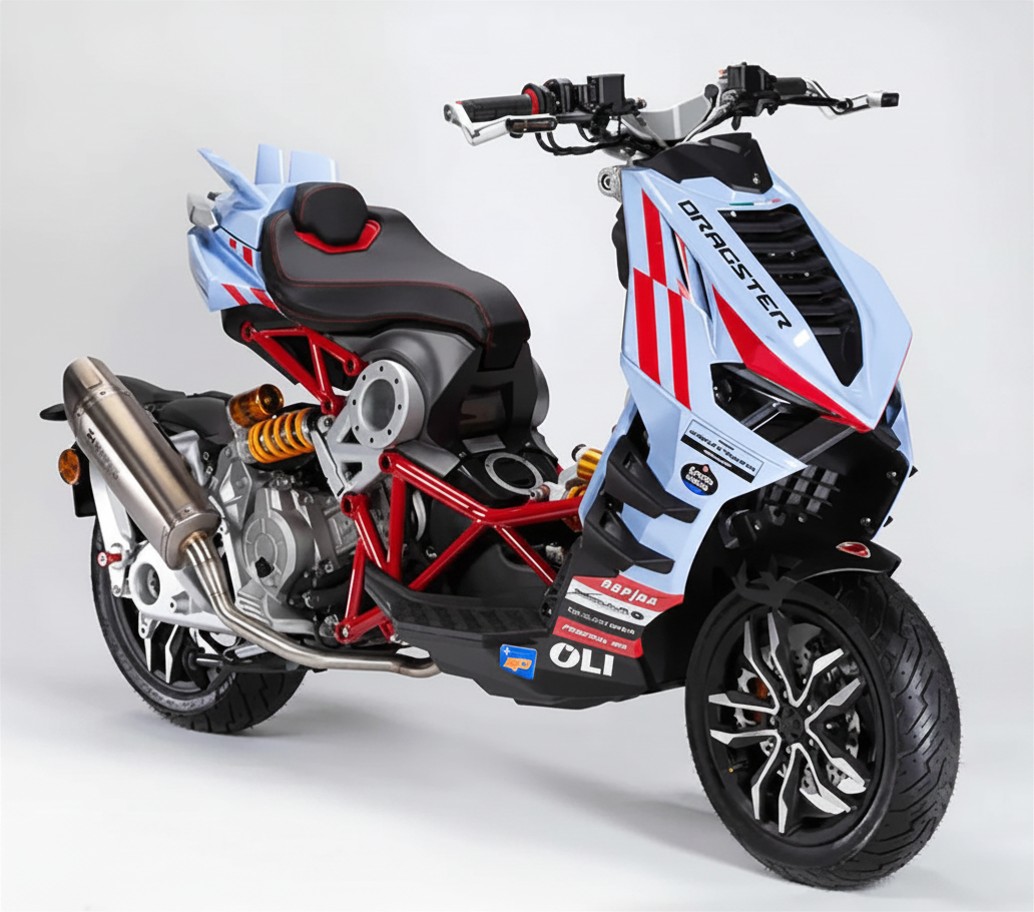 Italjet Dragster 300 Gresini Racing Tại Hải Phòng - Chiếc Scooter Ý Khiến Dân Chơi Xe Phải Ngoái Nhìn