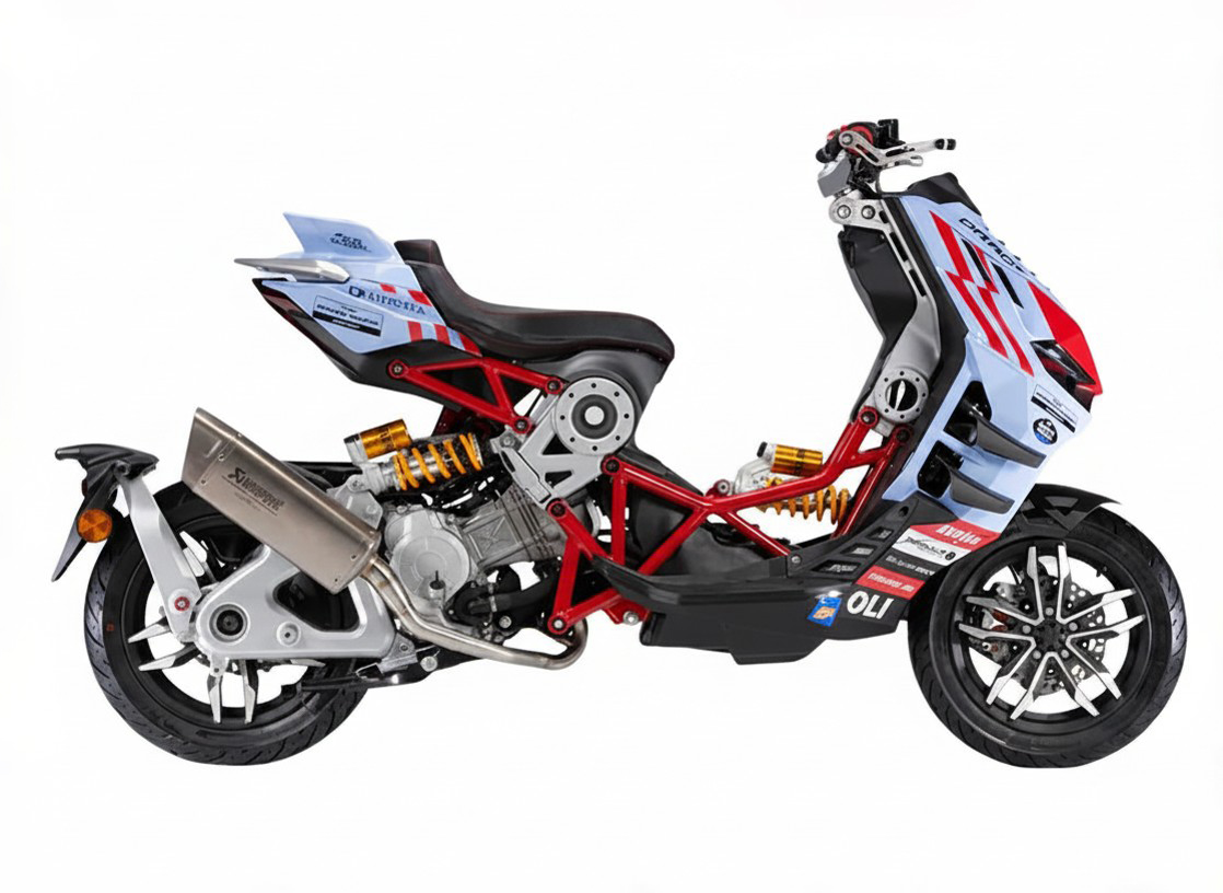Italjet Dragster 300 Gresini Racing Tại Hải Phòng - Chiếc Scooter Ý Khiến Dân Chơi Xe Phải Ngoái Nhìn
