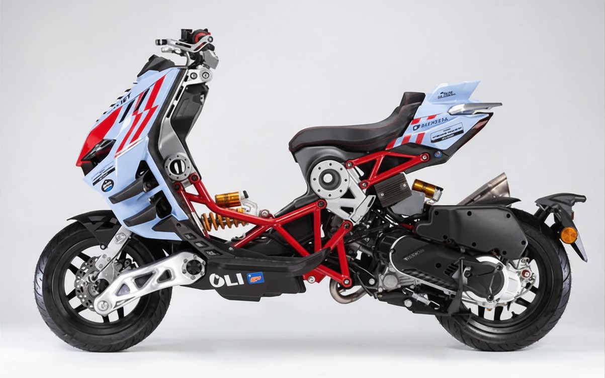 Italjet Dragster 300 Gresini Racing Tại Hải Phòng - Chiếc Scooter Ý Khiến Dân Chơi Xe Phải Ngoái Nhìn