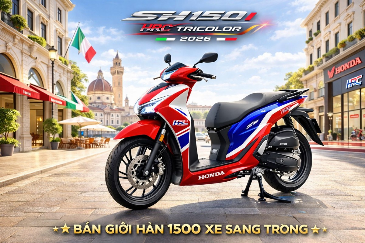 Honda Sh150 HRC 2026 Special Editon tại Hải Phòng - Siêu phẩm SH Ý giới hạn 500 xe toàn cầu