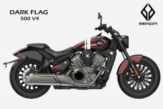Benda Drak Flag 500, Động Cơ V4, Phuộc Nâng Điện, TCS, ABS tại Hải Phòng
